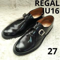未使用品 REGAL JU16 シングルモンク ストラップ ブラック 27cm REGALリーガル JU16 シングルモンクストラップ 黒 27.0 - メルカリ