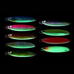 単品】200g メタルジグ クイックゼロワン 形状 グロー 夜光 伊勢湾