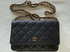 CHANEL チェーンウォレットキャビアスキンのサムネイル