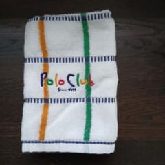 Polo Club 체크 무늬 핸드 타올