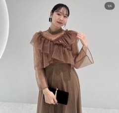 Thumbnail of 【Leja】 2wayドットストーンギャザーチュールAラインドレス