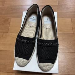 ランバン オン ブルー　メッシュエスパドリーユ　フラットシューズ ランバン オン ブルー メッシュエスパドリーユ フラットシューズ