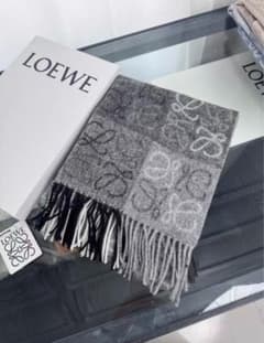 LOEWE アナグラム マフラー グレーのサムネイル