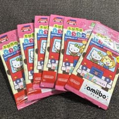 amiiboカード どうぶつの森 サンリオ 6 パックのサムネイル
