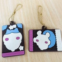 ちいかわ キャラパキ　ハチワレ モモンガ キーホルダーのサムネイル