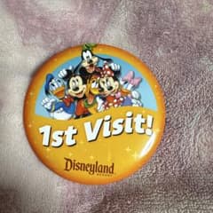 Disneyland Resort 1st Visit 캔 배지