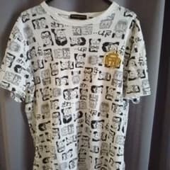 カイジ 利根川 ざわざわ総プリントTシャツ　サイズLLのサムネイル