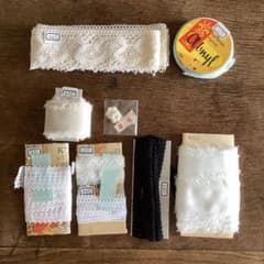 8蚤の市 フランスアンティーク 国産含むメルスリーセット ハンドメイド