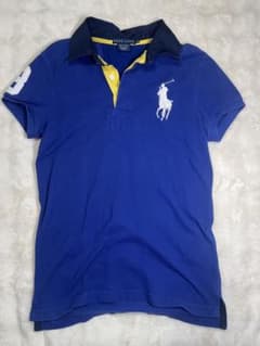 RALPH LAUREN ポロシャツ ブルー Sサイズのサムネイル