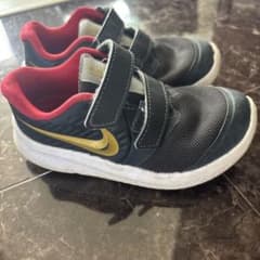 Thumbnail of Nike ネイビー/レッド スニーカー ベルクロ