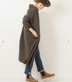 完売人気商品⁑ スムースニットガウンコートのサムネイル