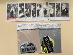 ＆TEAM BTLステッカー 2種 チェキ風フォトカード - メルカリ