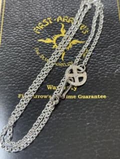 FIRST ARROWS ホイール付Sチェーンネックレス　細角のサムネイル