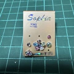 キラキラ　片耳用ピアス