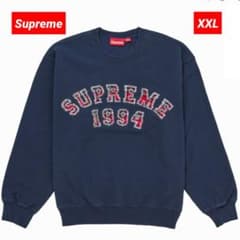 ⭕シュプリーム ブレイドアーククルーネック スウェットネイビーXXL 新品未試着のサムネイル