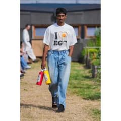 美品 26ss doublet FLOATING WAIST デニム パンツ - メルカリ