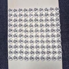 ペットボトルキャップ 白 100個 工作 ハンドメイド素材のサムネイル