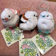 【3色セット】シマエナガぎゅっぽてペレットぷち2