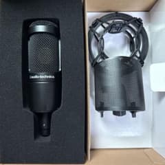 audio-technica AT2035 コンデンサーマイク ポップガード付き - メルカリ