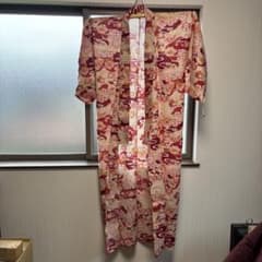 浴衣 ピンク系 花柄 浴衣単品のサムネイル
