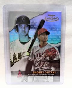 大谷翔平 二刀流MLBカード2020TOPPS Gold Labelリフラクター - メルカリ