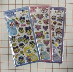 新品未使用 たまごっち 平成はっぴーフォン シール3枚セットのサムネイル