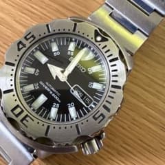 SEIKO ダイバーズ 200m 自動巻ブラックモンスター 7S260350 - メルカリ