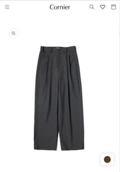 Cornier WOOL TROPICAL 2-TUCK イージーパンツ XL Cornier WOOL TROPICAL 2-TUCK イージーパンツ XL - メルカリ