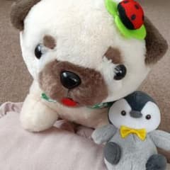 豆しば3兄弟 ぬいぐるみ UFOキャッチャー バンダナ ペンギン キーホルダーのサムネイル