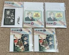 이치 반 쿠지 SPY × FAMILY 로이드 세트 아크릴 매력 고무 코스터