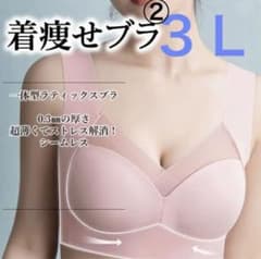 ひーふーみー堂様専用2枚セット【ピンク3L】着痩せブラジャー②のサムネイル
