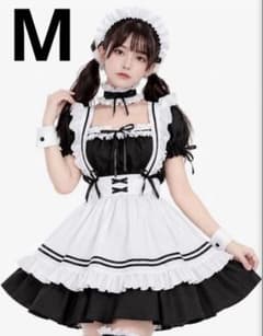 メイド服 コスプレ衣装 Mサイズ 10点セットのサムネイル