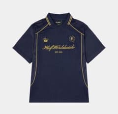 HUF Worldwide サッカーシャツ ネイビー　S HUF Worldwide サッカーシャツ ネイビー S - メルカリ