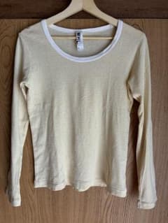 MHL. 長袖カットソー ボーダー イエローのサムネイル