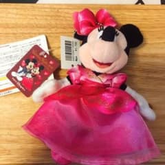 ディズニー　ミニー　ぬいぐるみバッジのサムネイル