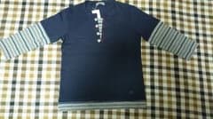 うえぞう様専用  レディース フェイクレイヤードキーネックＴシャツのサムネイル