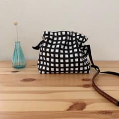 エアリーポシェット　トモタケCHECK&BORDER 使用のサムネイル