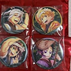 鬼滅の刃 阿波おどり2026 ランダム缶バッジ 天元しのぶ善逸伊之助4種セットのサムネイル