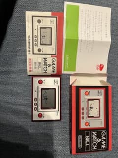 任天堂 GAME&WATCH BALL 復刻版 本体 箱・説明書付 - メルカリ