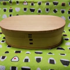 大館曲げわっぱ新品  小判弁当（中)のサムネイル