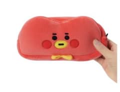 한국 Linefriends BT21 TATA BABY 푹신푹신 펜 케이스