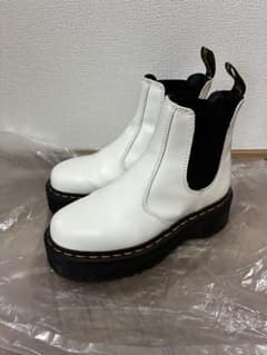 Dr Martens マーチン サイドゴア 厚底　白　23cm、23.5cmのサムネイル