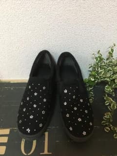 キッズ Sサイズ 花柄シューズのサムネイル