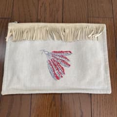 ✨値下げ中✨【訳あり】HERMES フリンジポーチのサムネイル