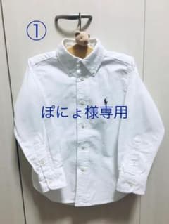 ぽにょ様専用ラルフシャツ 110、baby GAP ブルーシャツ110のサムネイル