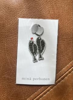 ミナペルホネン mina perhonen 鳥 刺繍チャーム ノベルティ 未使用