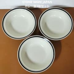 STONE WARE JAPAN/炻器(せっ器)/カレー皿3枚セットのサムネイル