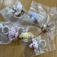 サンリオ シュガーバニーズ ふわふわめじるしアクセサリー 6個セットのサムネイル