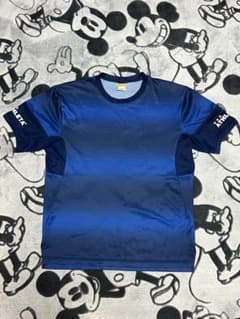 【価格更新】ATHLETA 半袖シャツ ブルー グラデーション Mのサムネイル