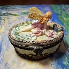 Vintage Fairy Jewelry Box - Fairy Accessory Case